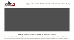 Desktop Screenshot of kodiakroofing.com